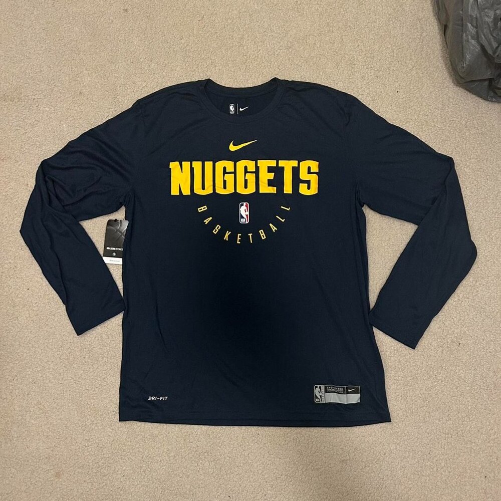 Men's Nike Denver Nuggets Basketball Full Sleeve Jersey